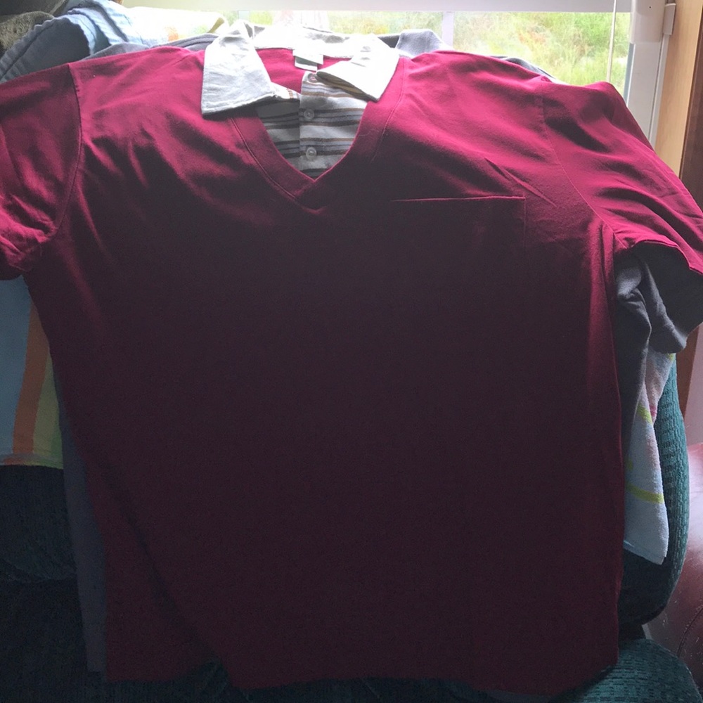 Maroon polo